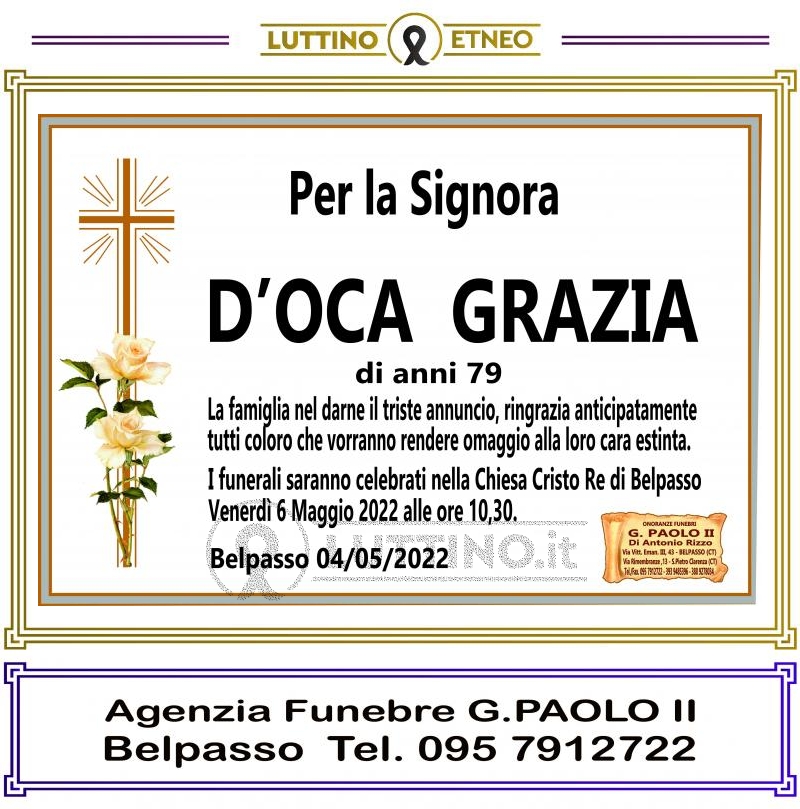 Grazia D'Oca 